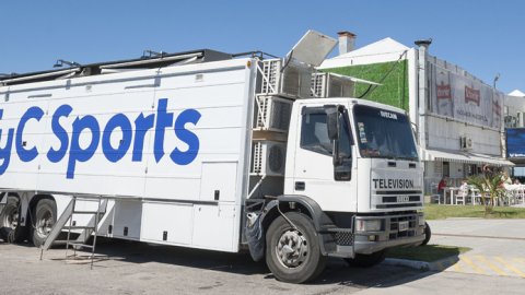 Acciones de TyC Sports en Mar del Plata