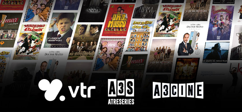 ATRESERIES y ATRESCINE llegan a Chile a través de las pantallas de VTR