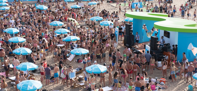 Movistar inauguró su parador en Playa Grande