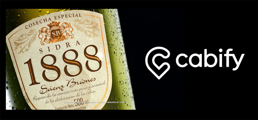 Acción de 361º para Sidra 1888 y Cabify por consumo responsable