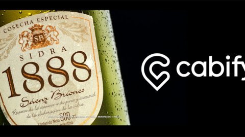 Acción de 361º para Sidra 1888 y Cabify por consumo responsable