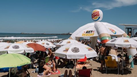 Burger King tiene su parador en Mar del Plata