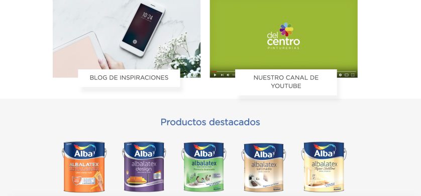Anigamy desarrolló el nuevo sitio web de Pinturerías del Centro