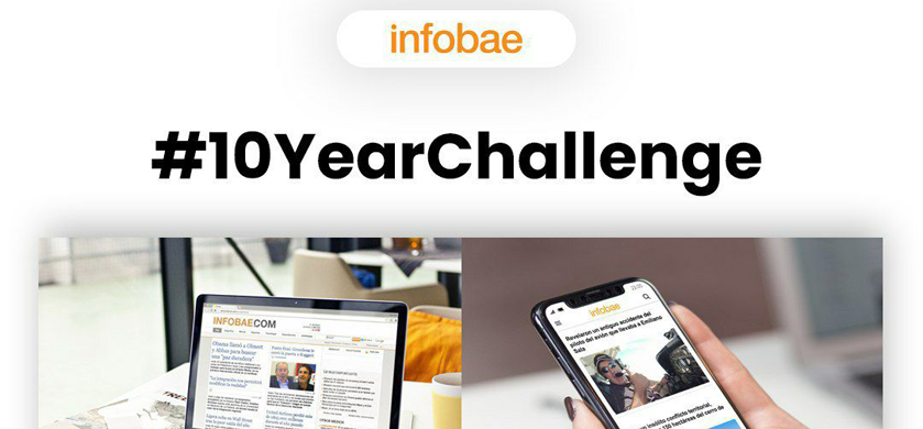 Infobae se suma al #10YearChallenge e hizo un balance de sus visitas