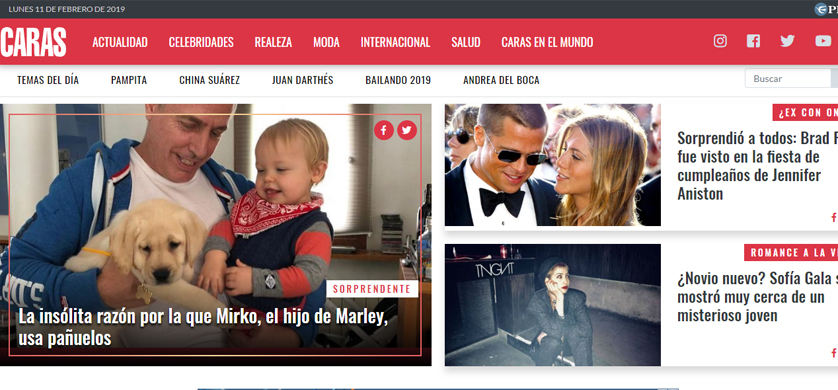 Comscore: Caras es el sitio de revistas argentinas más leído