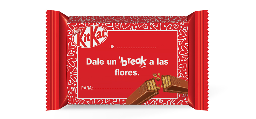 Acción de KitKat para el Día de los enamorados