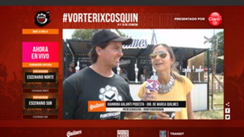 Vorterix hizo una transmisión completa del Cosquín Rock