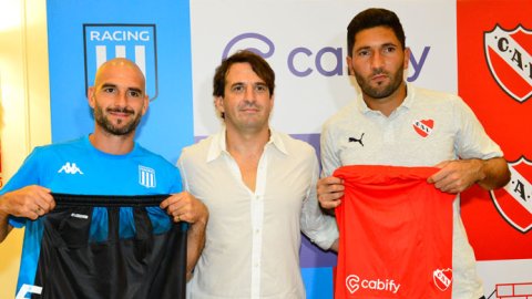 Cabify es el nuevo sponsor de Independiente y Racing