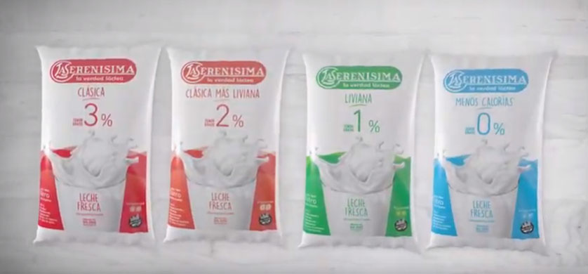 La Serenísima presenta su nueva "Línea de Leches 3210"