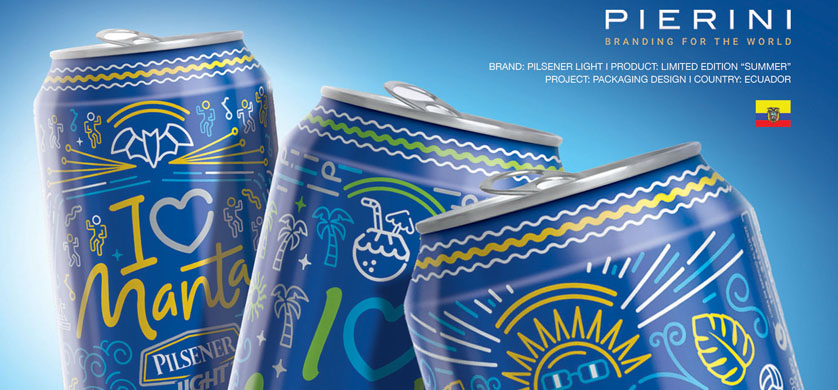 Pierini desarrolló los packagings de Pilsener Light