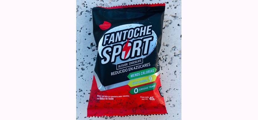Fantoche lanzó su alfajor saludable