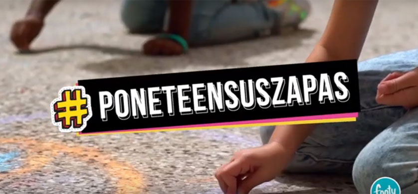 "#PoneteEnSusZapas", la campaña de Footy contra el bullying