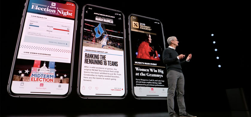 Apple presentó Apple News Plus (+), su servicio para leer diarios y revistas