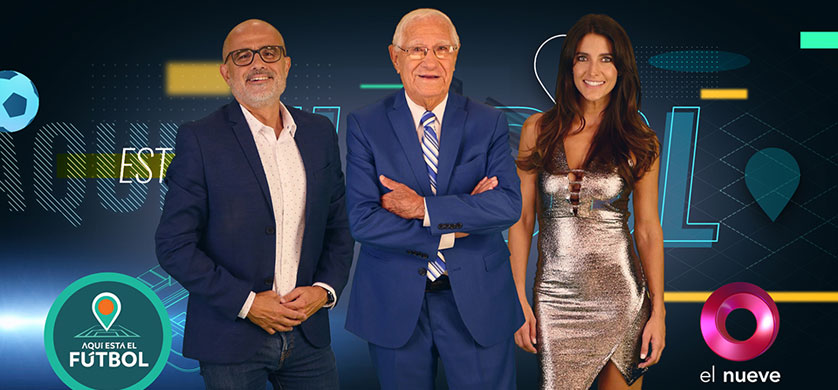 Canal 9 pone al aire su nuevo programa: "Aquí está el fútbol"