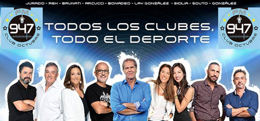 El Grupo Octubre lanza la 94.7, una FM dedicada solo al deporte