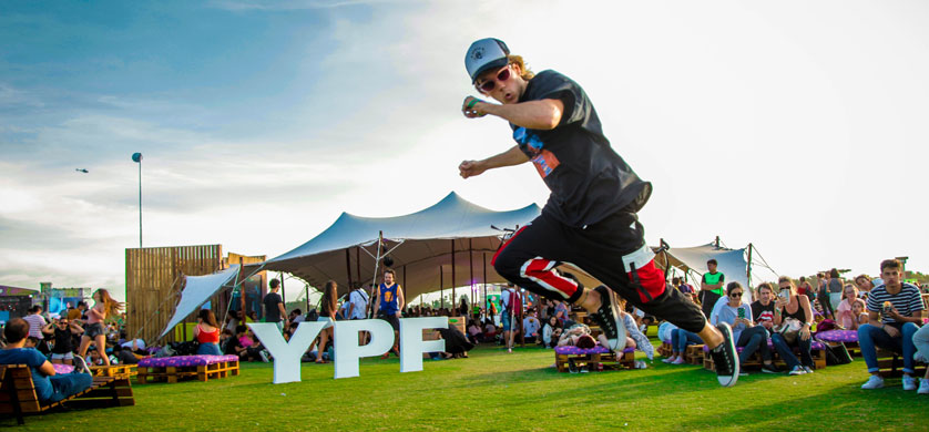 Por segundo año consecutivo, YPF fue parte del festival Lollapalooza.