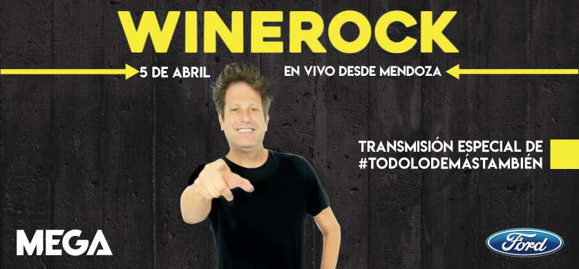 Mega 98.3 y Ford Ranger estarán juntos en el Wine Rock 2019