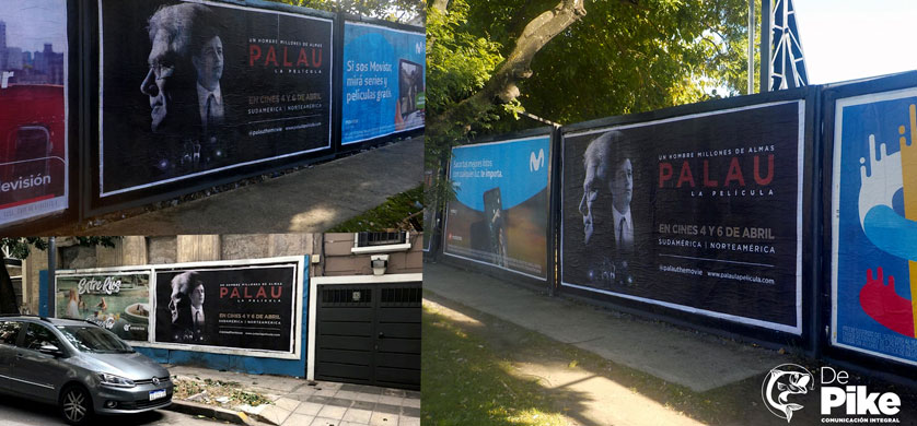 DePike desplegó la campaña en vía pública para el estreno de "PALAU"