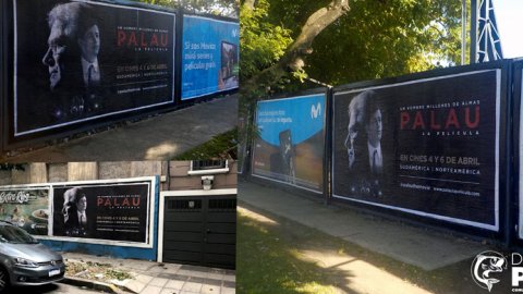 DePike desplegó la campaña en vía pública para el estreno de "PALAU"