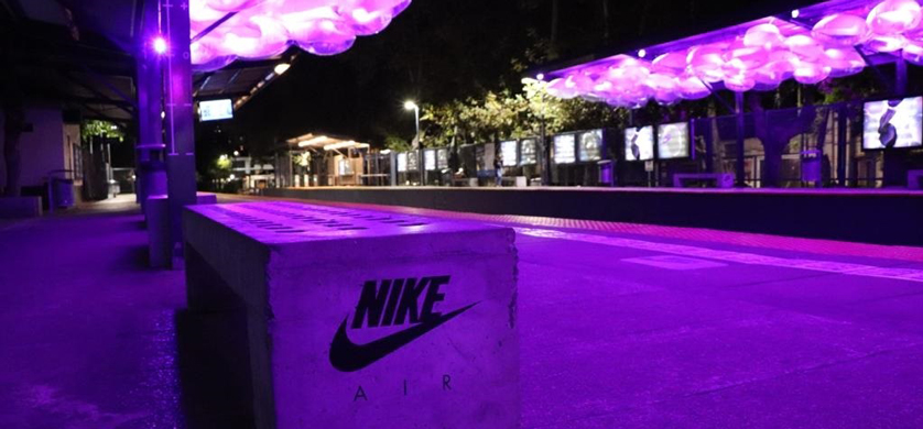 Nike y Volmedia llevaron adelante una acción BTL en San Isidro