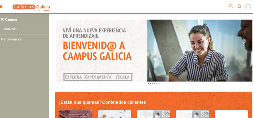 Campus Galicia, una plataforma de capacitación virtual