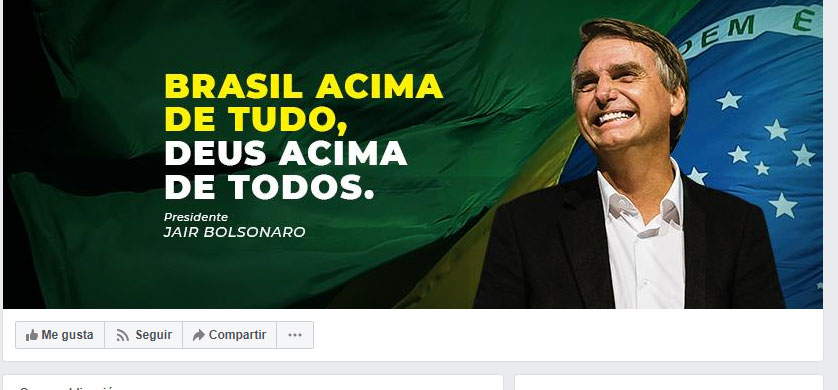 Jair Bolsonaro es el líder con mayor interacción en Facebook