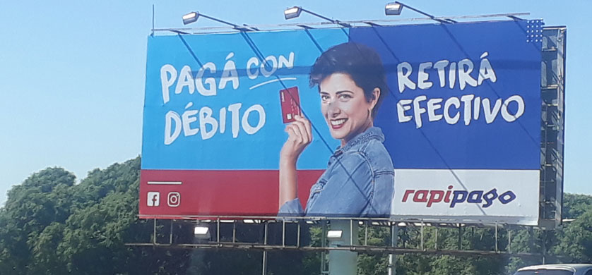 Rapipago lanza campaña publicitaria para estimular el pago con débito