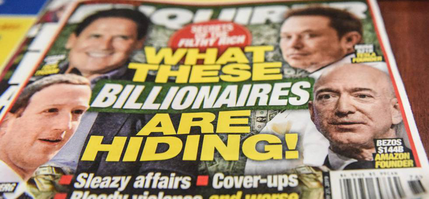 Ponen a la venta el diario sensacionalista National Enquirer