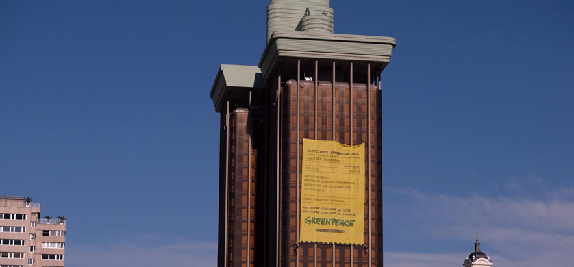 “#NoPaguesLaCuenta”, la nueva campaña de Greenpeace España