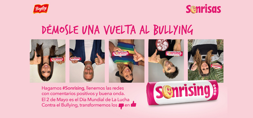 #Sonrising, la nueva campaña de Bagley contra el bullying