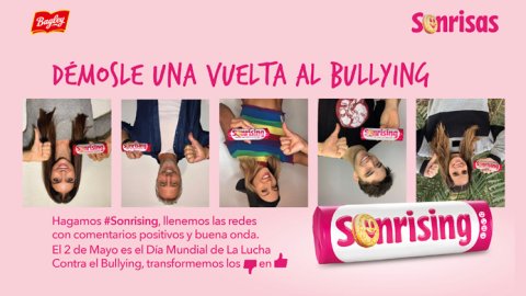 #Sonrising, la nueva campaña de Bagley contra el bullying