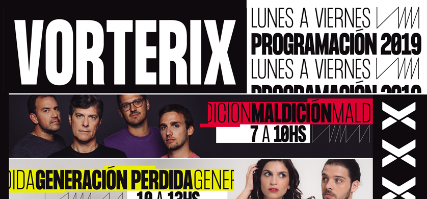 Vorterix estrenó su programación y lanzó cinco webs verticales