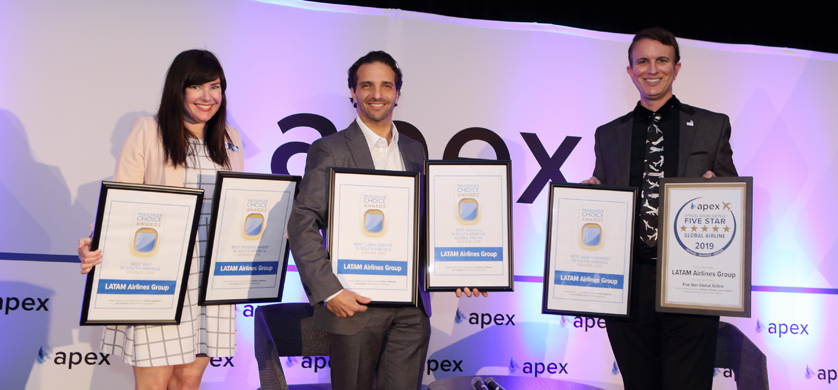 LATAM fue reconocida como la mejor aerolínea global de Sudamérica