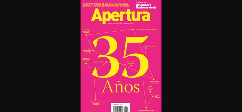 En junio, edición aniversario 36 años de la Revista Apertura