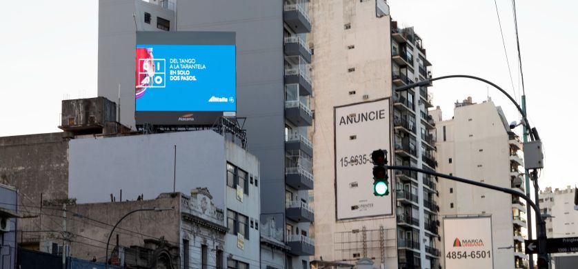 Atacama inaugura una nueva pantalla Led en Palermo Soho