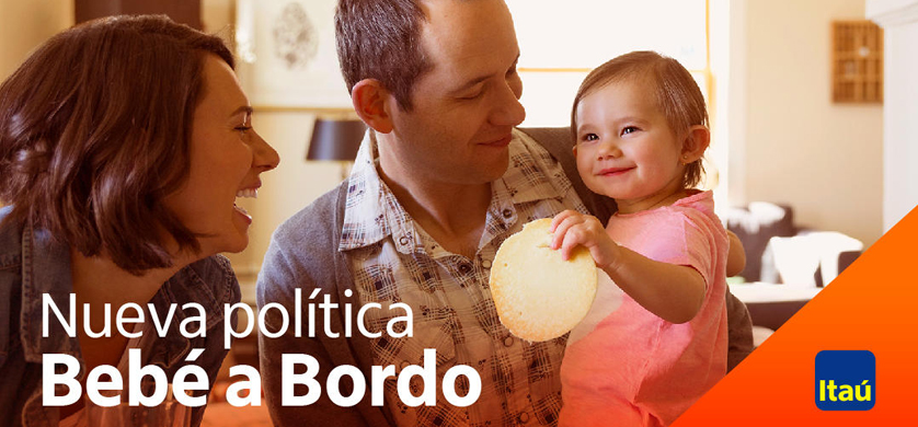 Itaú lanzó el programa "Bebé a bordo"
