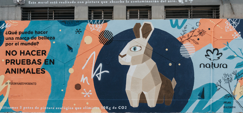 Natura presenta un mural de impacto ambiental positivo en la Ciudad de Buenos Aires