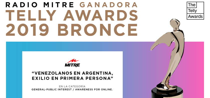 Radio Mitre recibió un premio internacional en los Telly Awards 2019