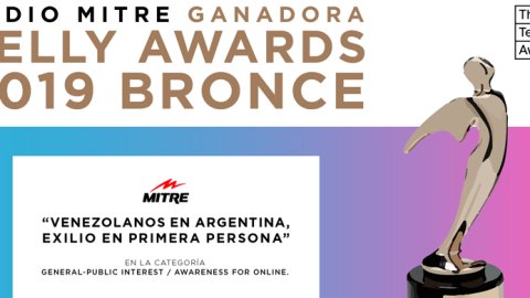 Radio Mitre recibió un premio internacional en los Telly Awards 2019