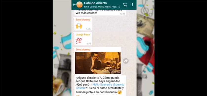 El video de la Revolución de Mayo en tiempos de Whatsapp que se hizo viral