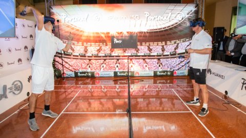 Personal realizó el primer partido de tenis 5G de Argentina