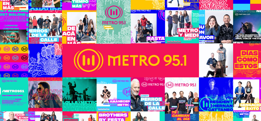 Metro 95.1 hizo una renovación de marca y lanzó su campaña 2019