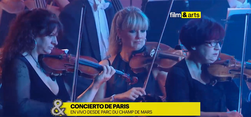 Film & Arts emitirá el "Concierto de París" para toda Latinoamérica