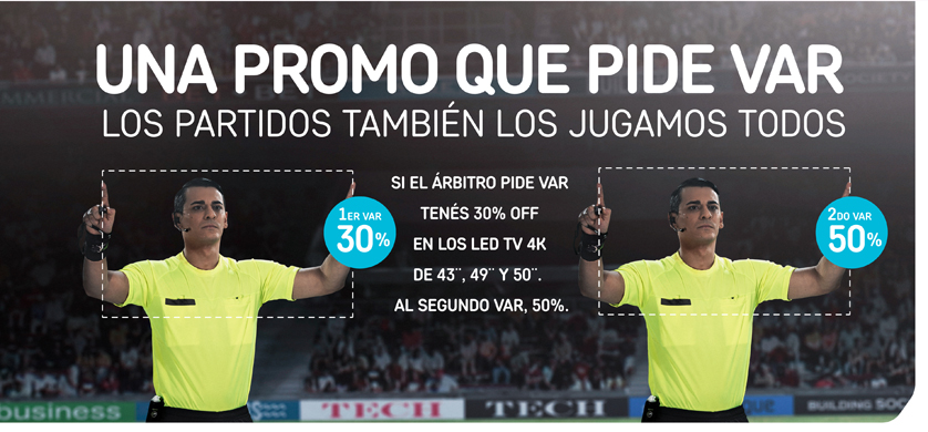 “Piden VAR”, lo nuevo de GUT para Noblex por la Copa América