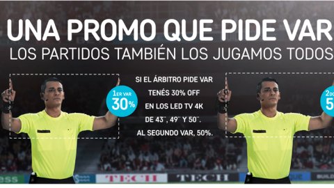 “Piden VAR”, lo nuevo de GUT para Noblex por la Copa América