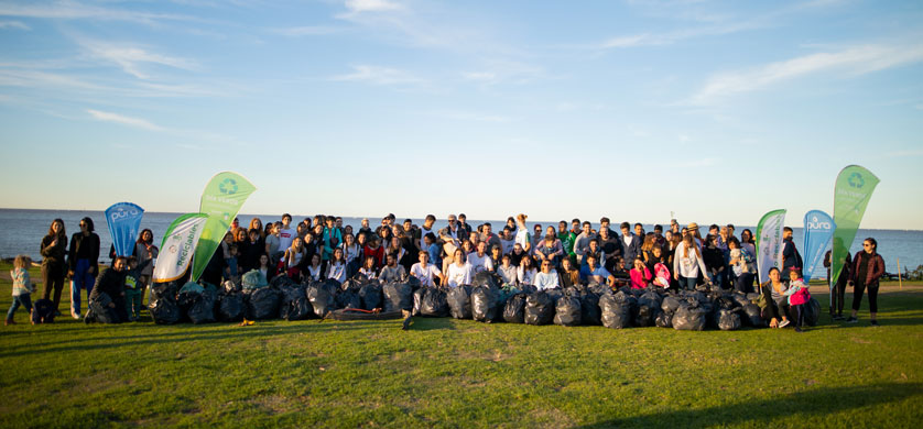 Playas sin plásticos: Voluntarios participaron de una limpieza propuesta por Bioguía