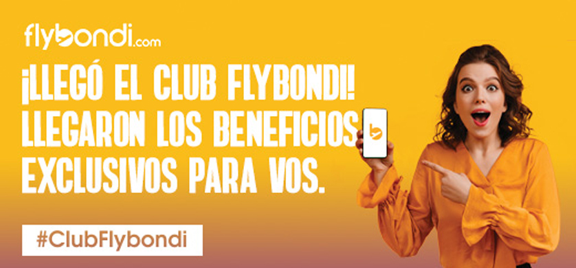 La low cost Flybondi lanzó un club de membresías