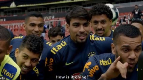MasterCard organizó un encuentro entre niños con tratamiento de cáncer y el equipo de futbol de Brasil