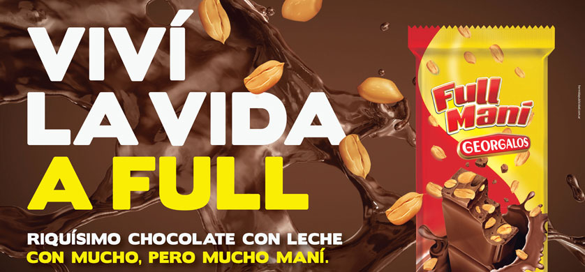 "Viví a full", la campaña de Hermida para Full Mani de Georgalos
