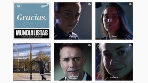 Batistuta y las chicas del fútbol se unen a Quilmes para apoyar el fútbol argentino